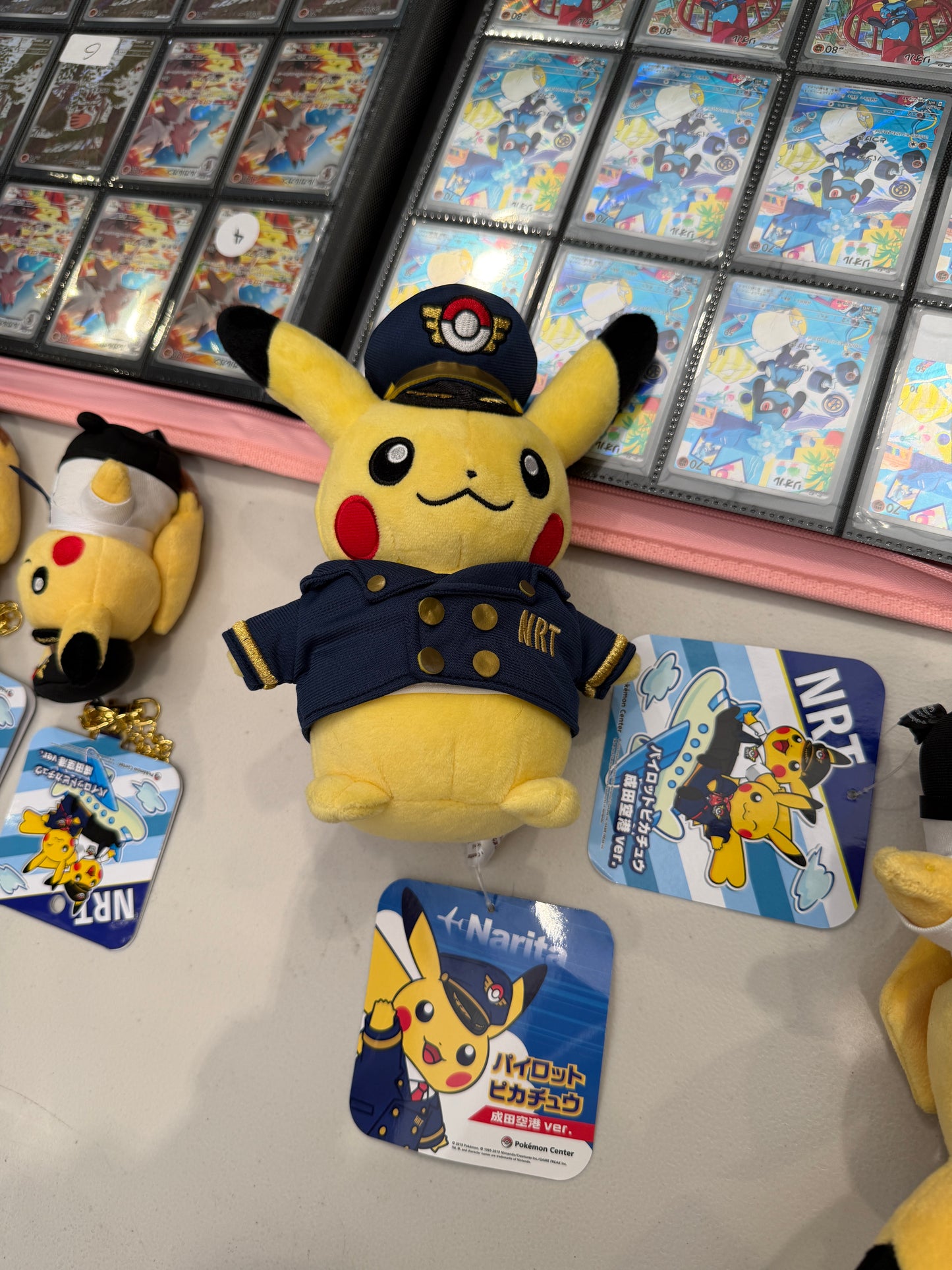 Pikachu Captain Plushie - Pokémon Center Narita Airport Exclusive