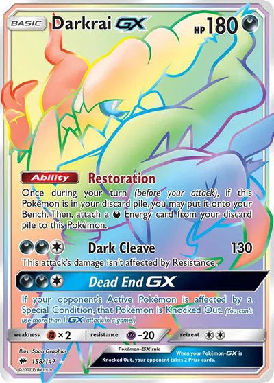 Darkrai GX (Secret) - 158/147